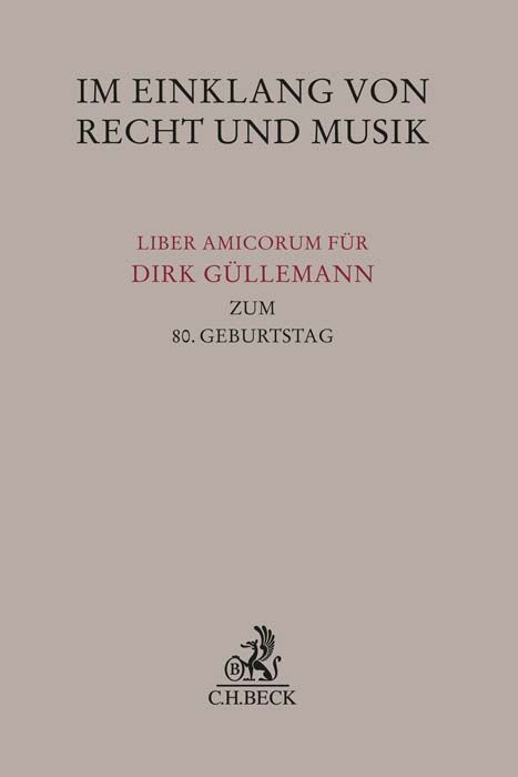 Cover: 9783406780080 | Im Einklang von Recht und Musik | Antonio Miras | Buch | VIII | 2021