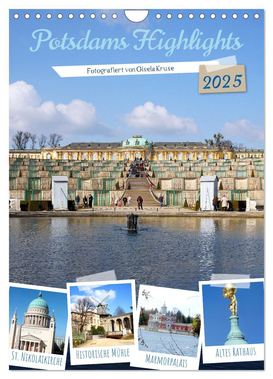 Cover: 9783435904228 | Potsdams Highlights (Wandkalender 2025 DIN A4 hoch), CALVENDO...