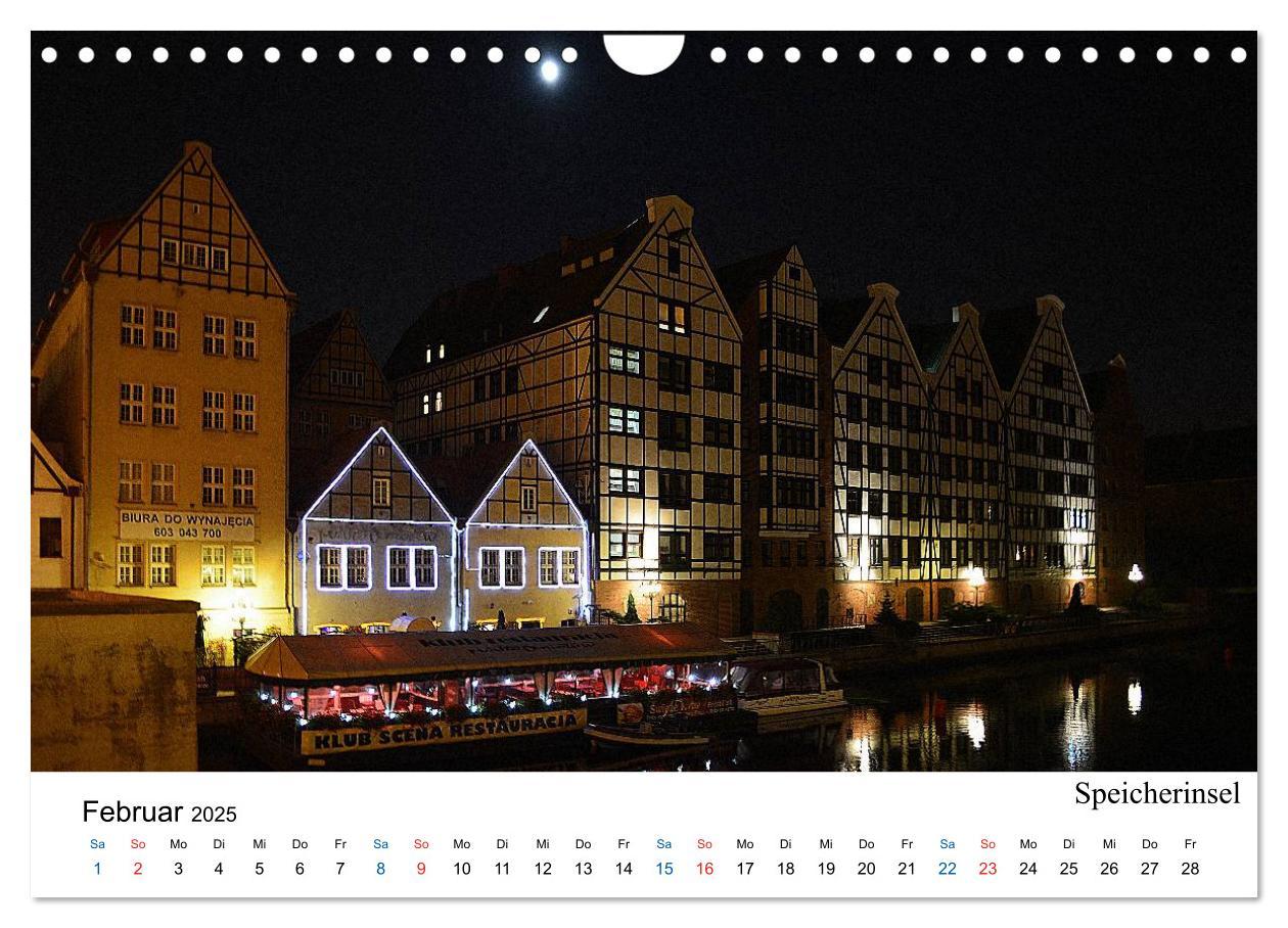 Bild: 9783435492459 | Das alte Danzig - Ein Stadtbummel am Abend (Wandkalender 2025 DIN...