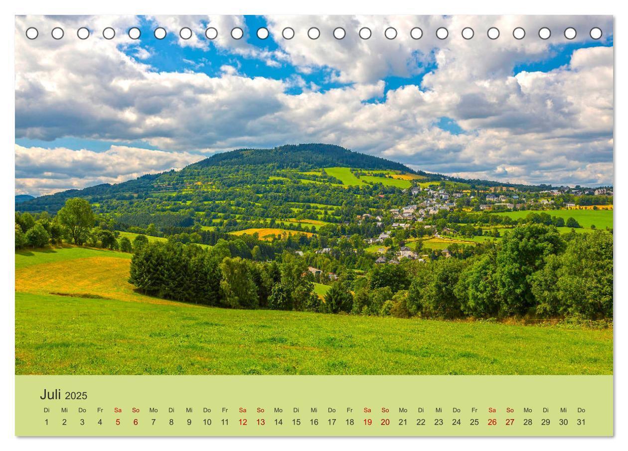 Bild: 9783435183951 | Das Erzgebirge Welterbe und Natur (Tischkalender 2025 DIN A5 quer),...