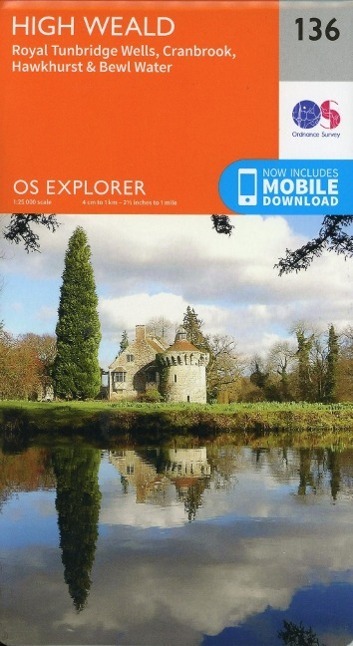 Cover: 9780319243299 | High Weald, Royal Tunbridge Wells | Ordnance Survey | (Land-)Karte