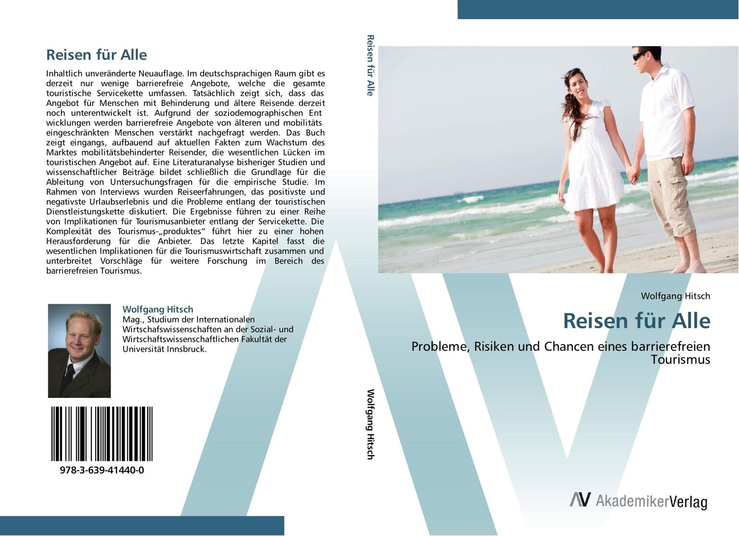 Cover: 9783639414400 | Reisen für Alle | Wolfgang Hitsch | Taschenbuch | Paperback | 124 S.