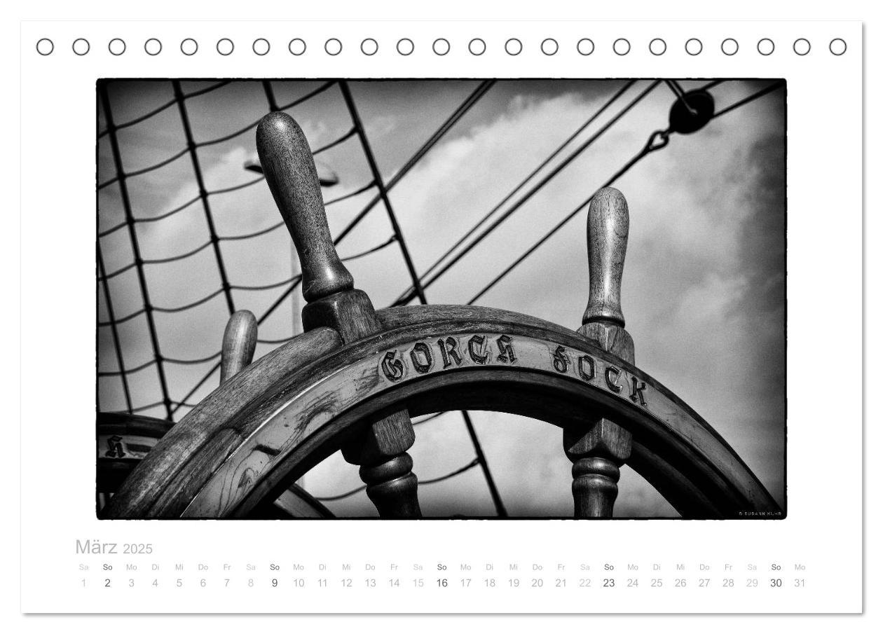 Bild: 9783435653416 | Gorch Fock - zeitlose Eindrücke (Tischkalender 2025 DIN A5 quer),...