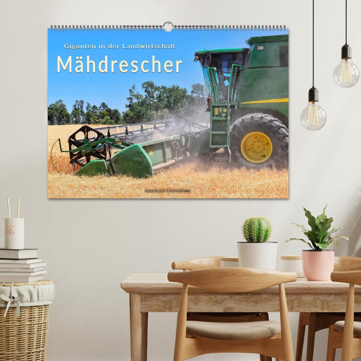 Bild: 9783435291342 | Giganten in der Landwirtschaft - Mähdrescher (Wandkalender 2025 DIN...