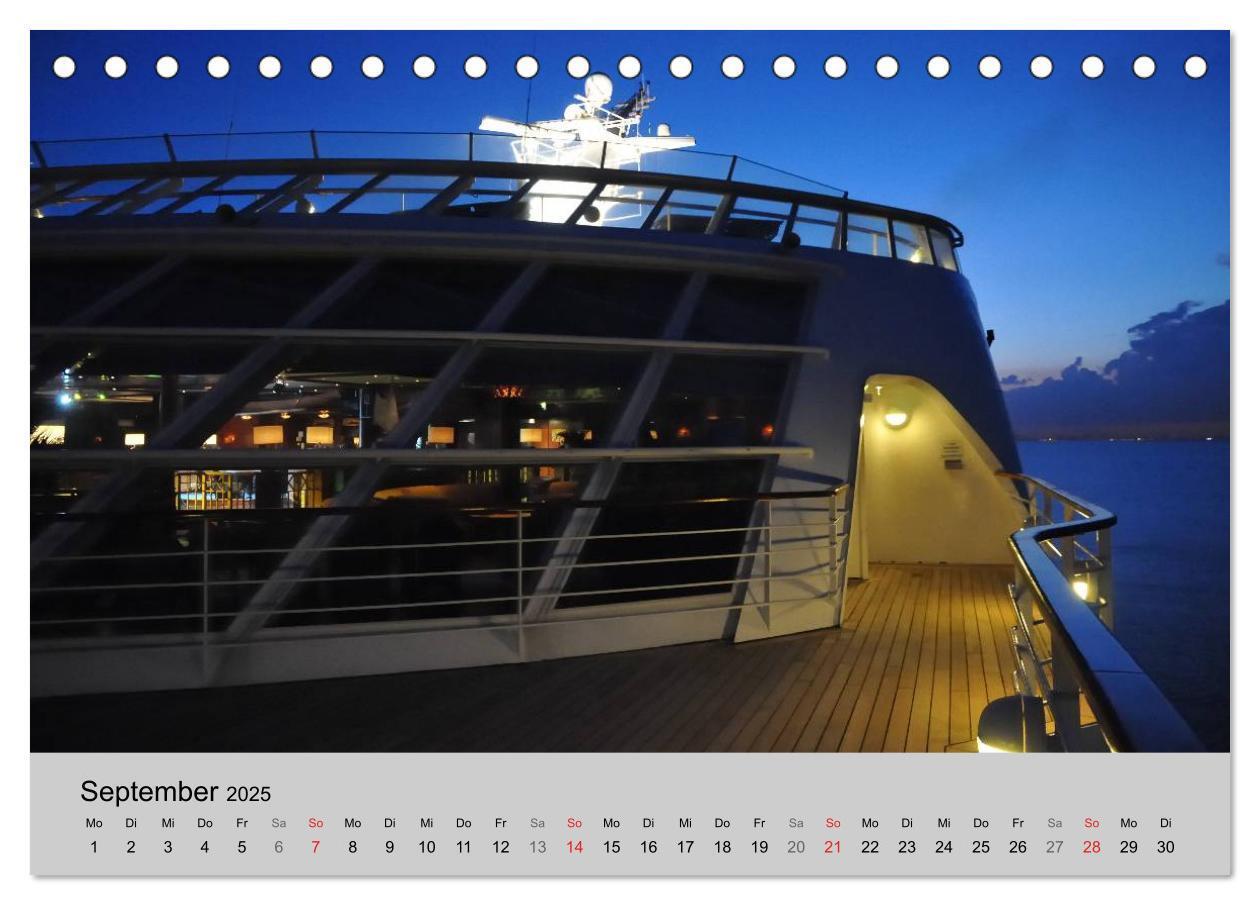 Bild: 9783435526451 | Kreuzfahrt Impressionen (Tischkalender 2025 DIN A5 quer), CALVENDO...