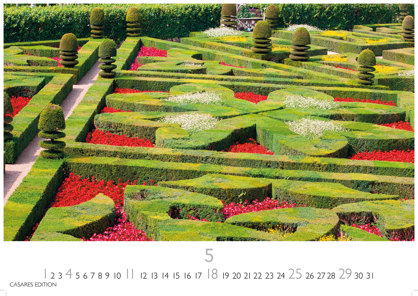 Bild: 9781835242247 | Gartenparadiese 2025 L 35x50cm | Kalender | 14 S. | Deutsch | 2025