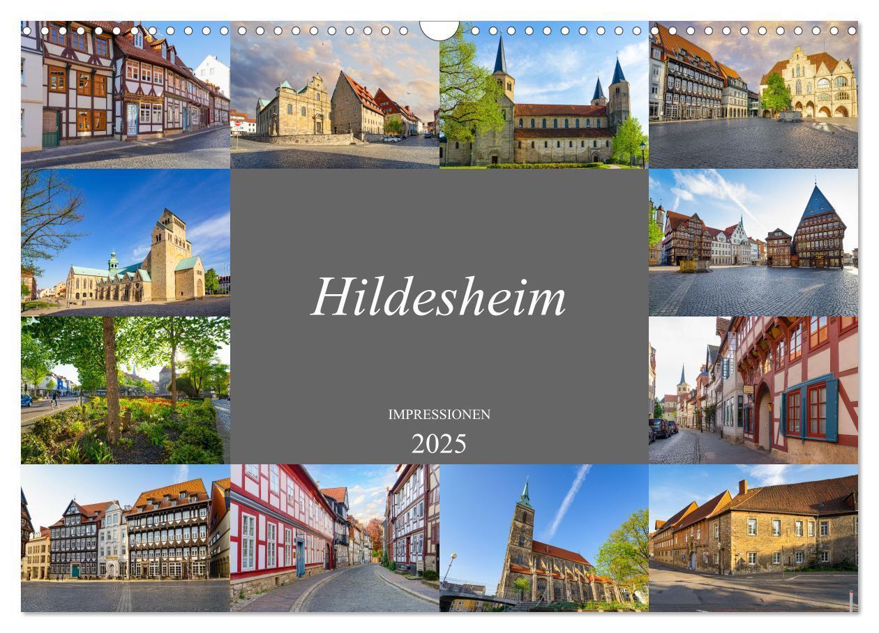 Cover: 9783435052974 | Hildesheim Impressionen (Wandkalender 2025 DIN A3 quer), CALVENDO...