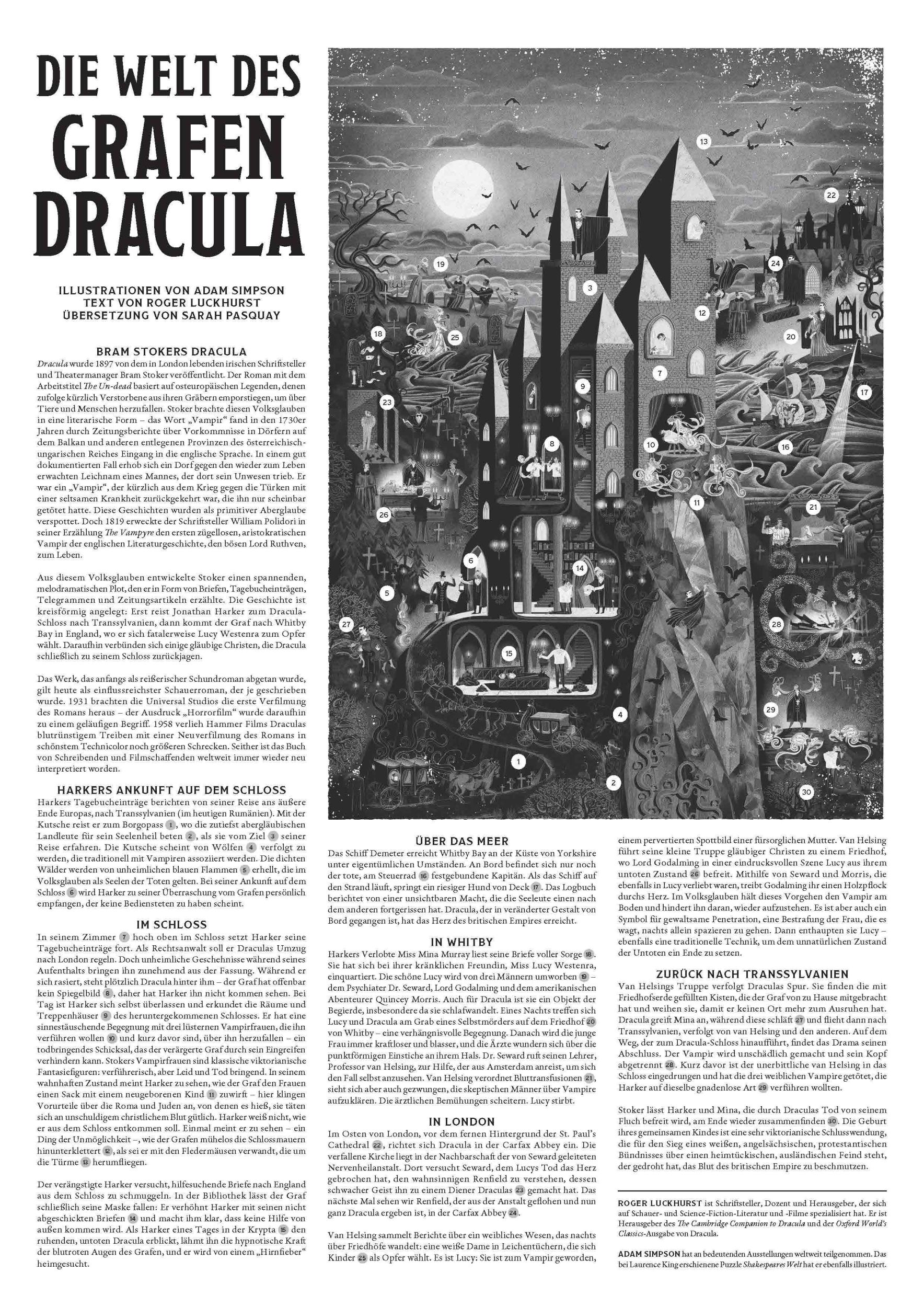 Bild: 9783962443085 | Die Welt des Grafen Dracula | Ein Puzzle | Roger Luckhurst | Spiel