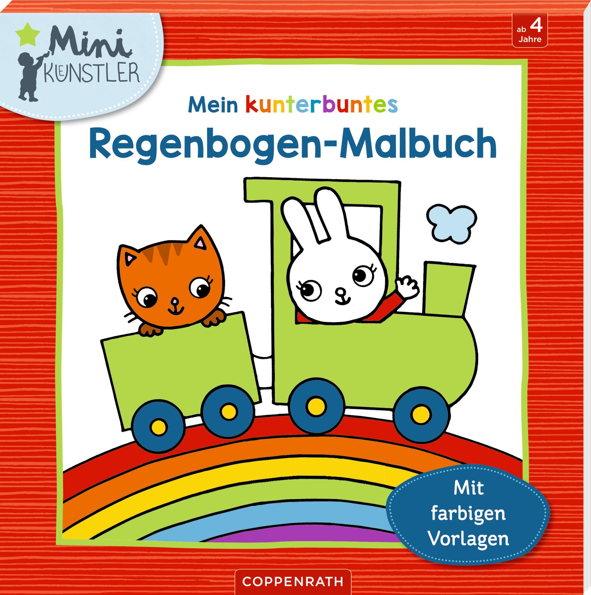 Cover: 9783649643616 | Mein kunterbuntes Regenbogen-Malbuch | Mit farbigen Vorlagen | Engelen