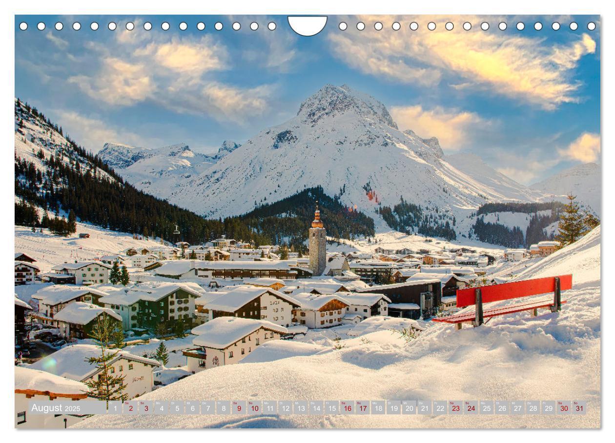 Bild: 9783435111275 | Lech magic of winter (Wandkalender 2025 DIN A4 quer), CALVENDO...