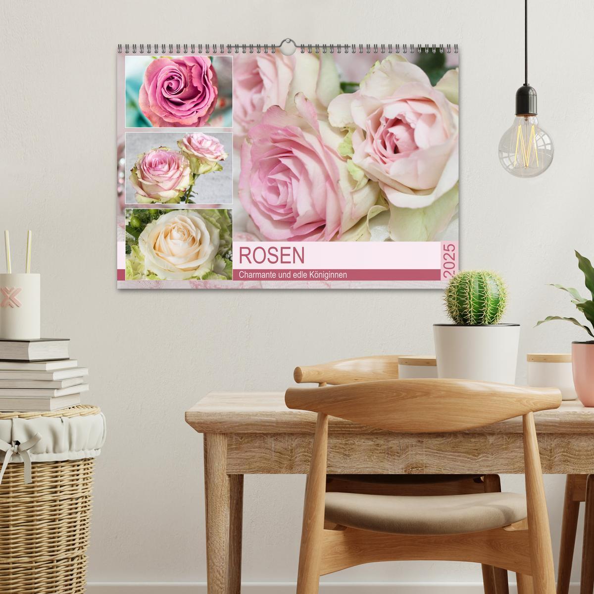 Bild: 9783435198566 | Rosen. Charmante und edle Königinnen (Wandkalender 2025 DIN A3...