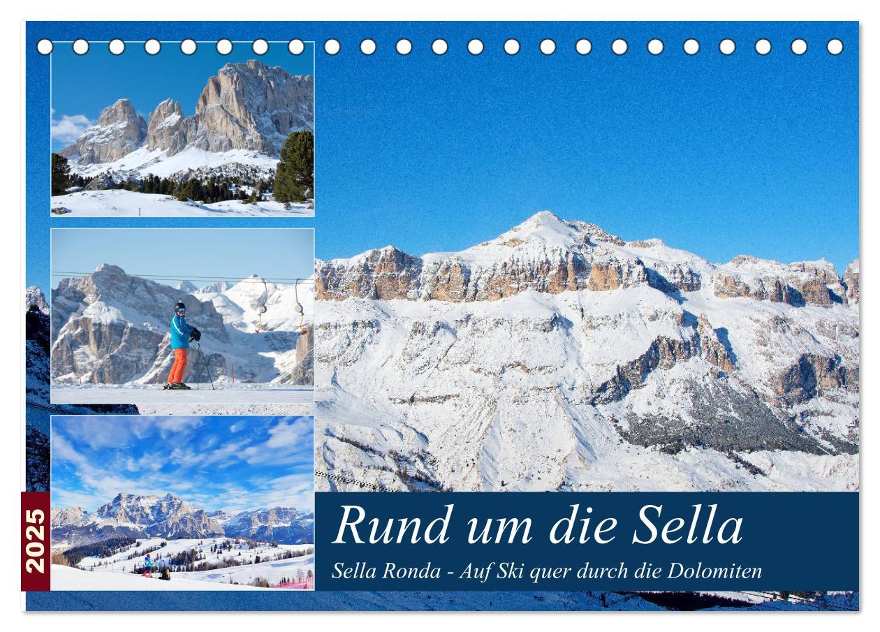 Cover: 9783435246304 | Sella Ronda (Tischkalender 2025 DIN A5 quer), CALVENDO Monatskalender