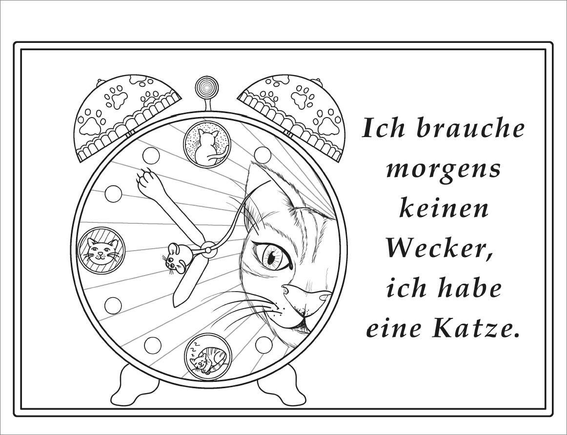 Bild: 9783832802615 | Freche Katzen | Das lustige Malbuch für Katzenfreundinnen | Buch