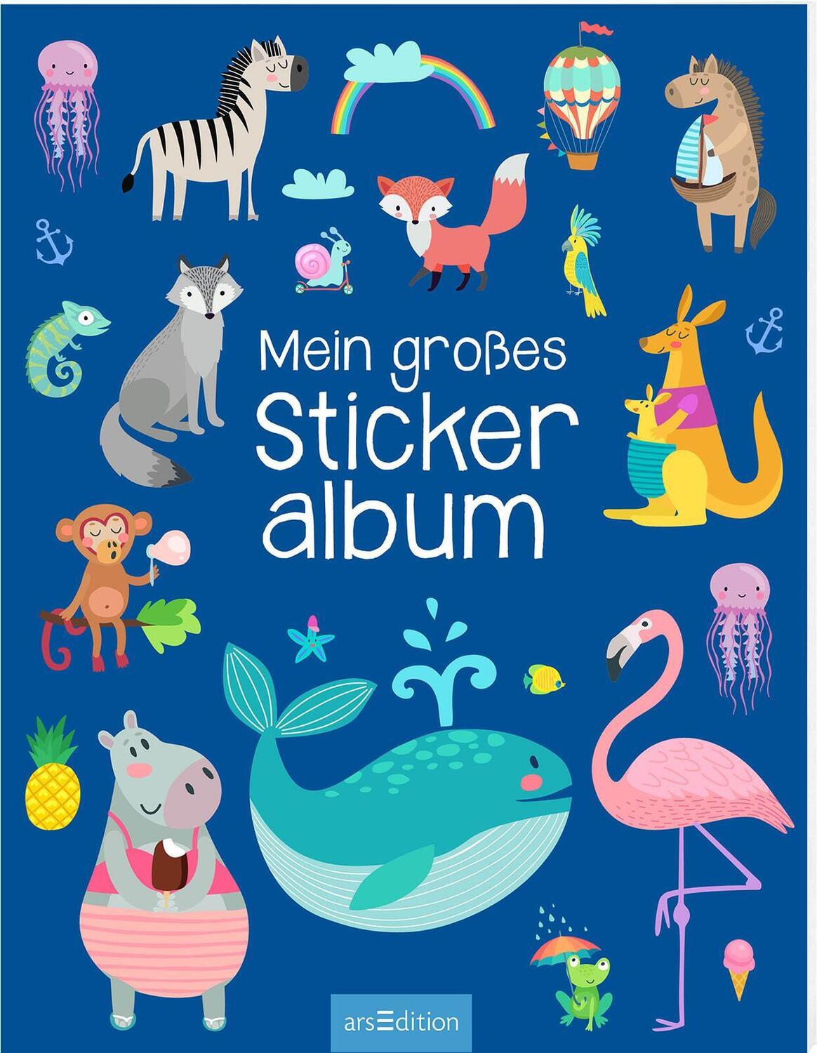 Cover: 4014489126805 | Mein großes Stickeralbum - Tiere | Stück | Softcover | 24 S. | Deutsch