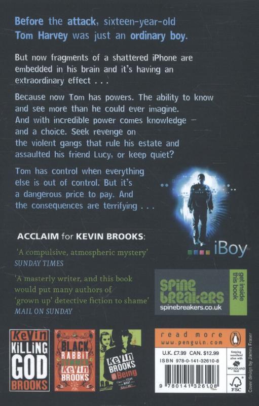 Rückseite: 9780141326108 | iBoy | Kevin Brooks | Taschenbuch | 292 S. | Englisch | 2010