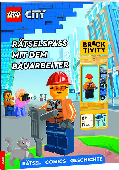 Cover: 9783960808510 | LEGO® City - Rätselspaß mit dem Bauarbeiter | Taschenbuch | LEGO® City