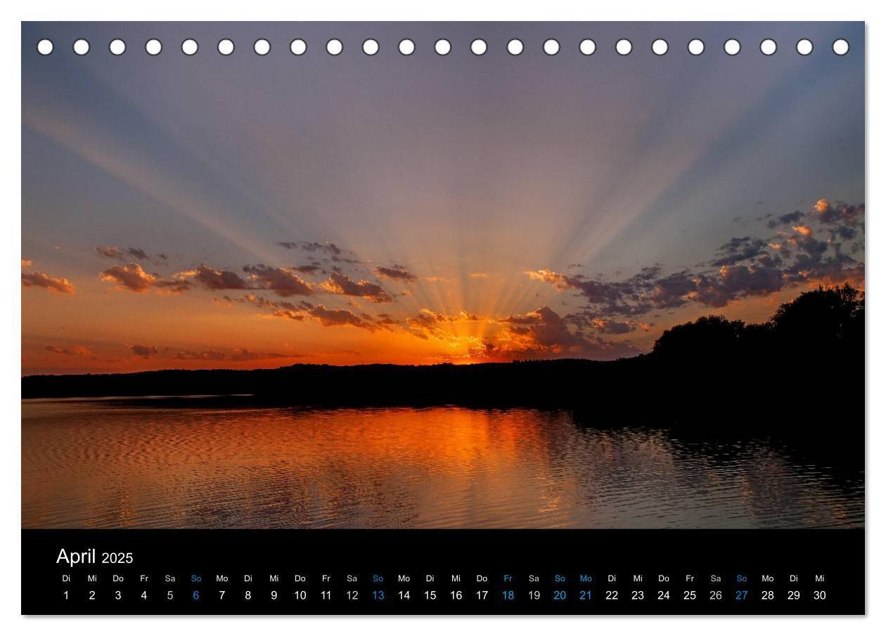 Bild: 9783435796731 | Sonnenuntergänge (Tischkalender 2025 DIN A5 quer), CALVENDO...