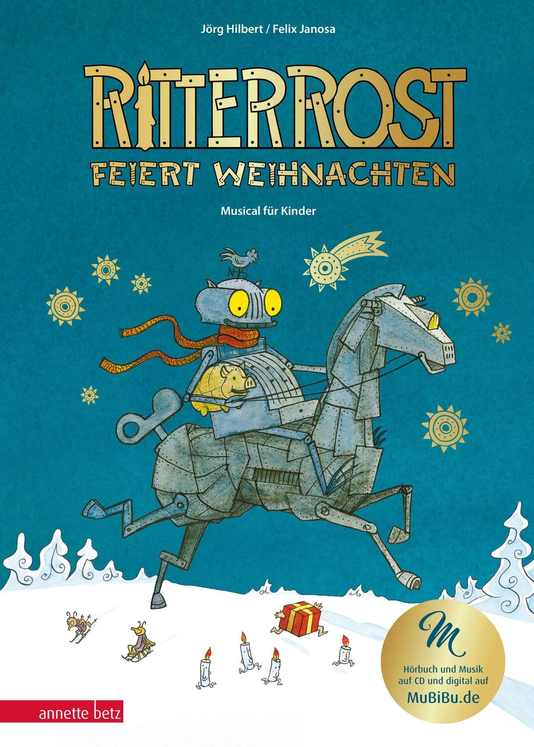 Cover: 9783219120561 | Ritter Rost 7: Ritter Rost feiert Weihnachten - Mit Goldfolie und...