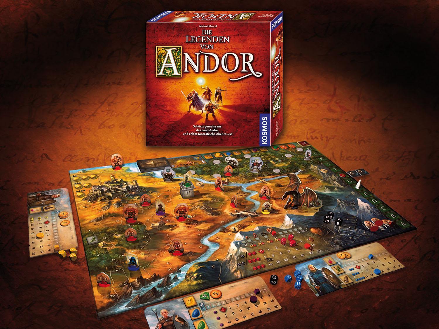 Bild: 4002051691745 | Die Legenden von Andor | Michael Menzel | Spiel | Brettspiel | 691745