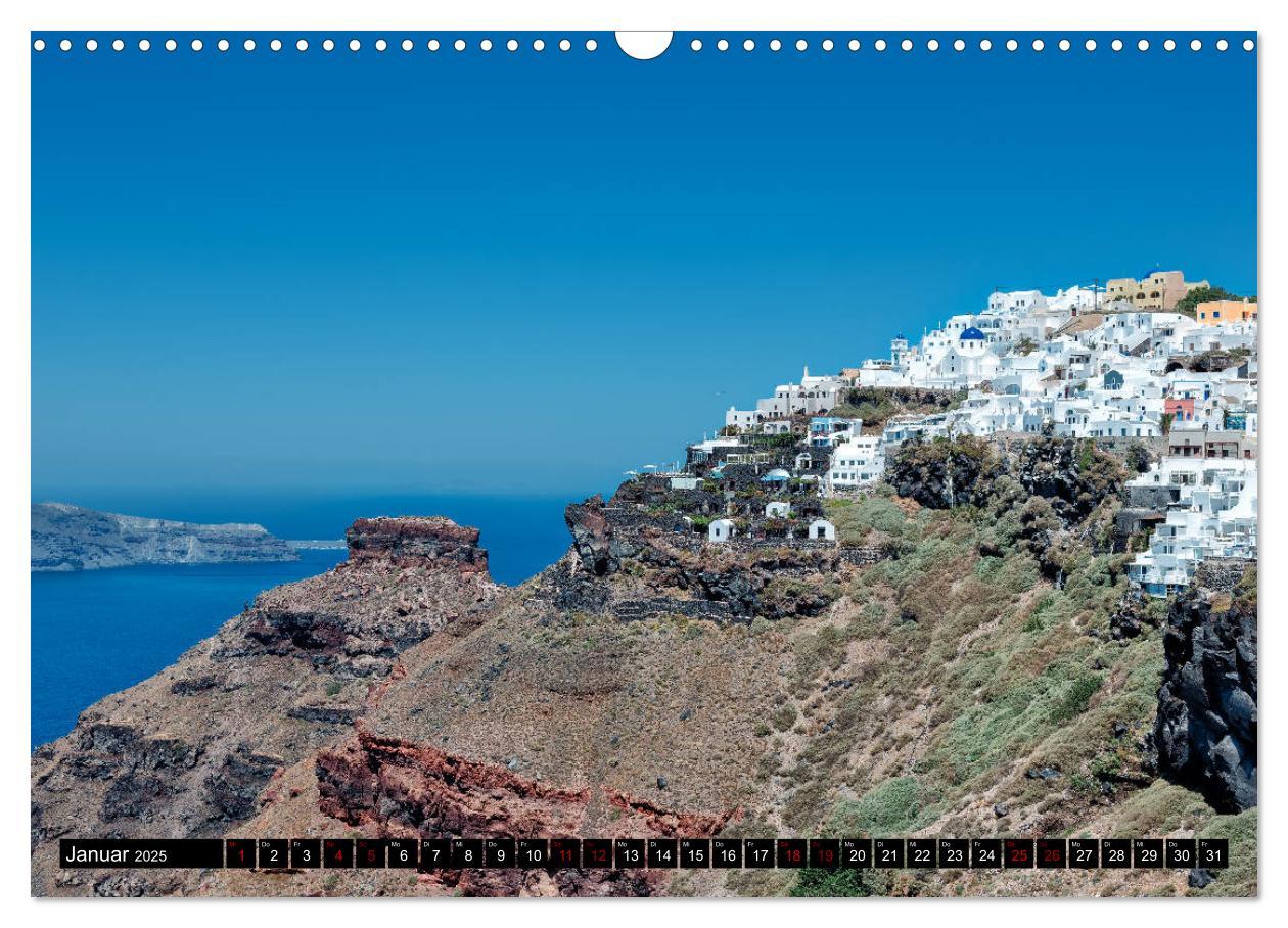 Bild: 9783435437566 | Santorini - Perle in der Ägais (Wandkalender 2025 DIN A3 quer),...