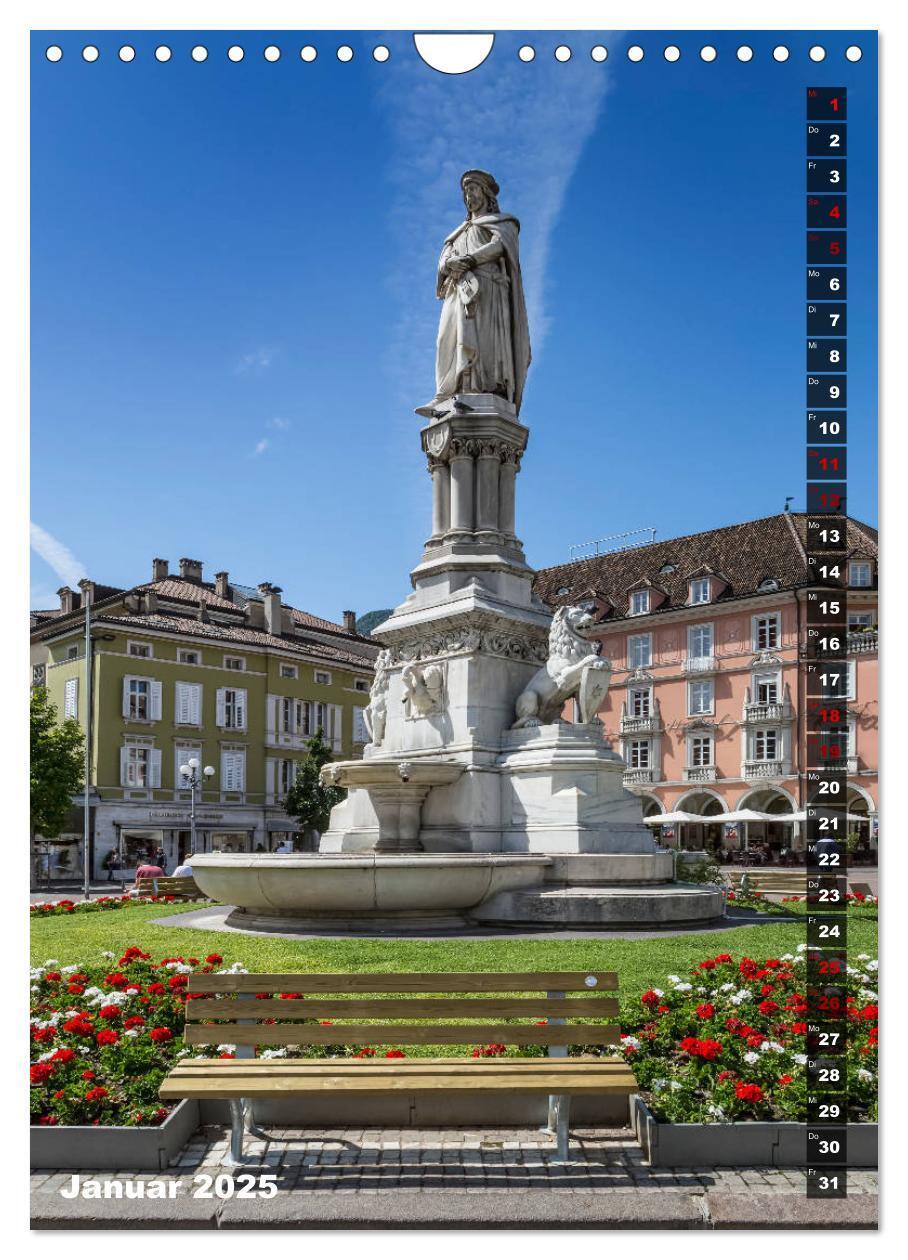 Bild: 9783457002360 | Stadtherz BOZEN (Wandkalender 2025 DIN A4 hoch), CALVENDO...