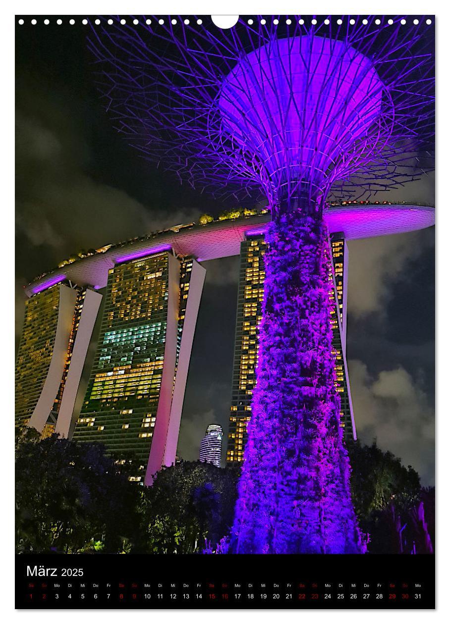 Bild: 9783457225400 | Singapur - Faszinierende Lichterwelt Marina Bay (Wandkalender 2025...