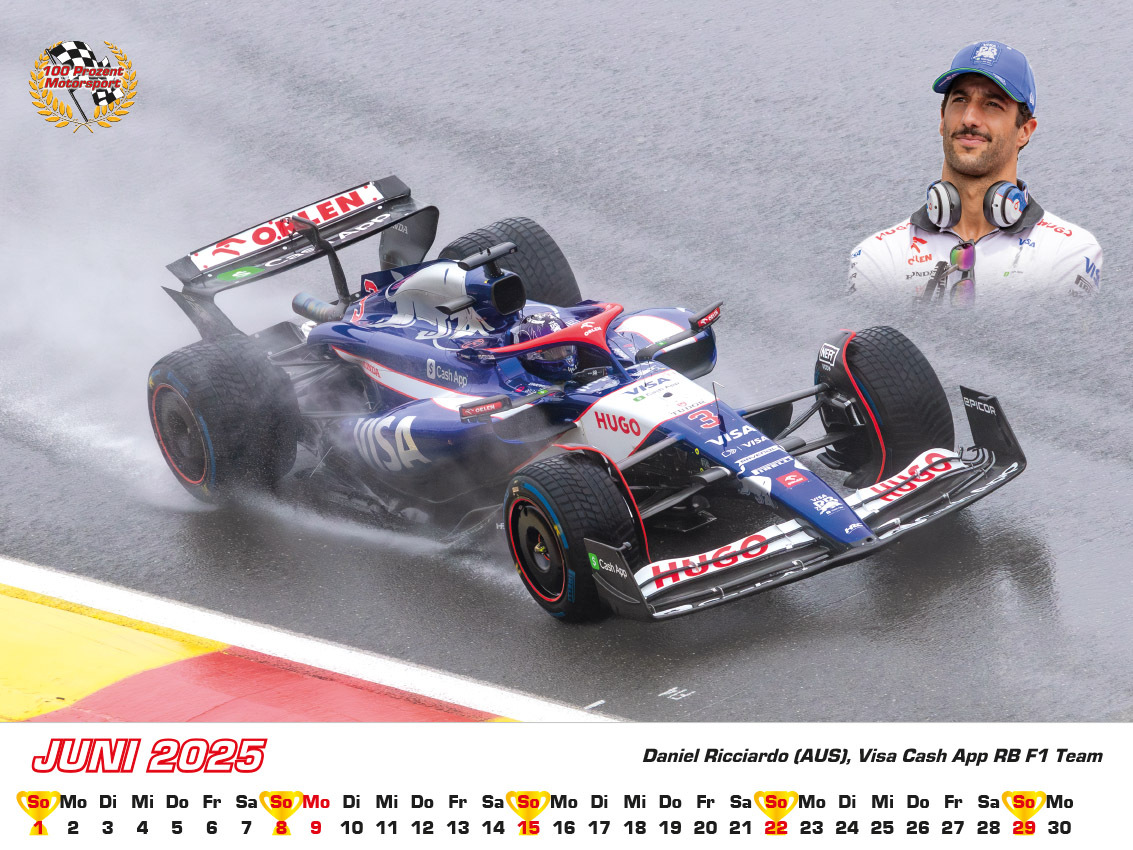 Bild: 9783948794675 | Formel 1 Kalender 2025 | Frank Pommer | Kalender | Deutsch | 2025