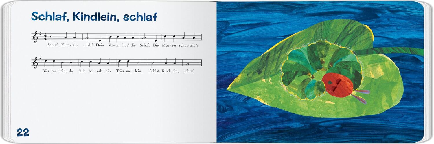 Bild: 9783836961103 | Die kleine Raupe Nimmersatt - Mein Liederbuch | Eric Carle | Buch