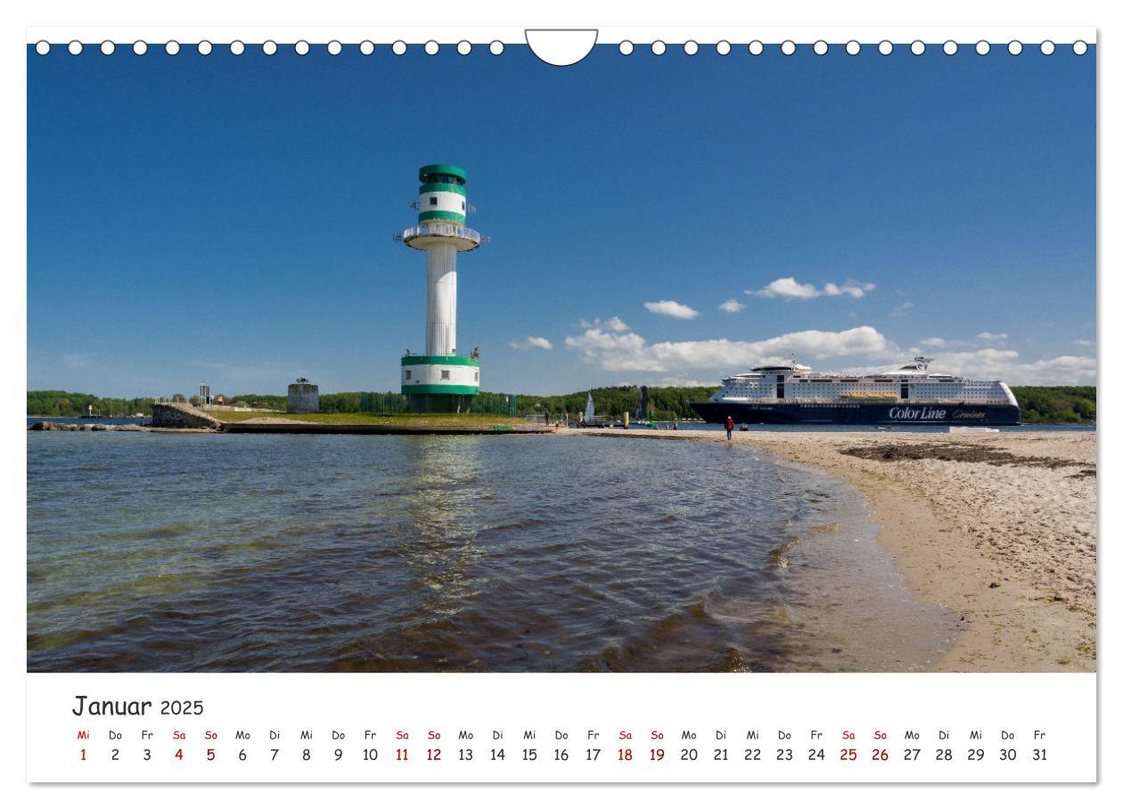 Bild: 9783383966606 | Kieler Förde genießen (Wandkalender 2025 DIN A4 quer), CALVENDO...