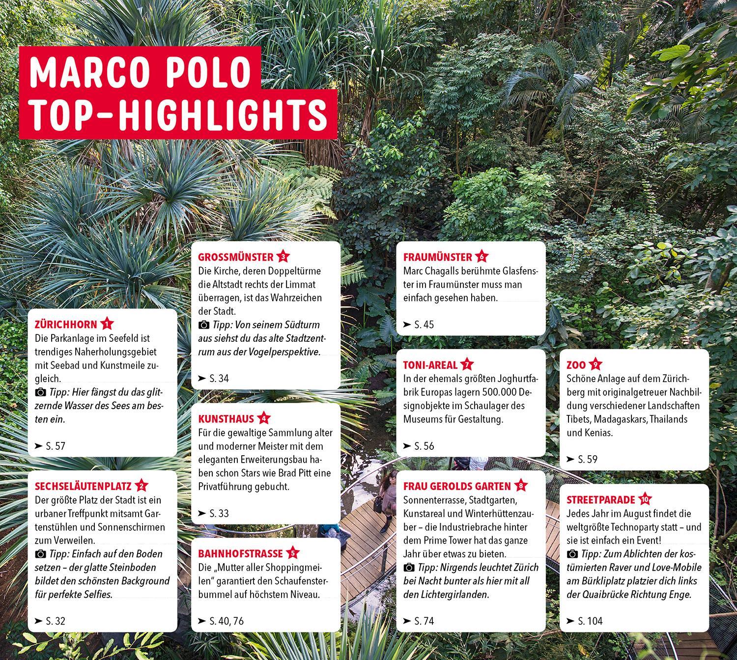 Bild: 9783829751438 | MARCO POLO Reiseführer Zürich | Gabrielle Attinger | Taschenbuch