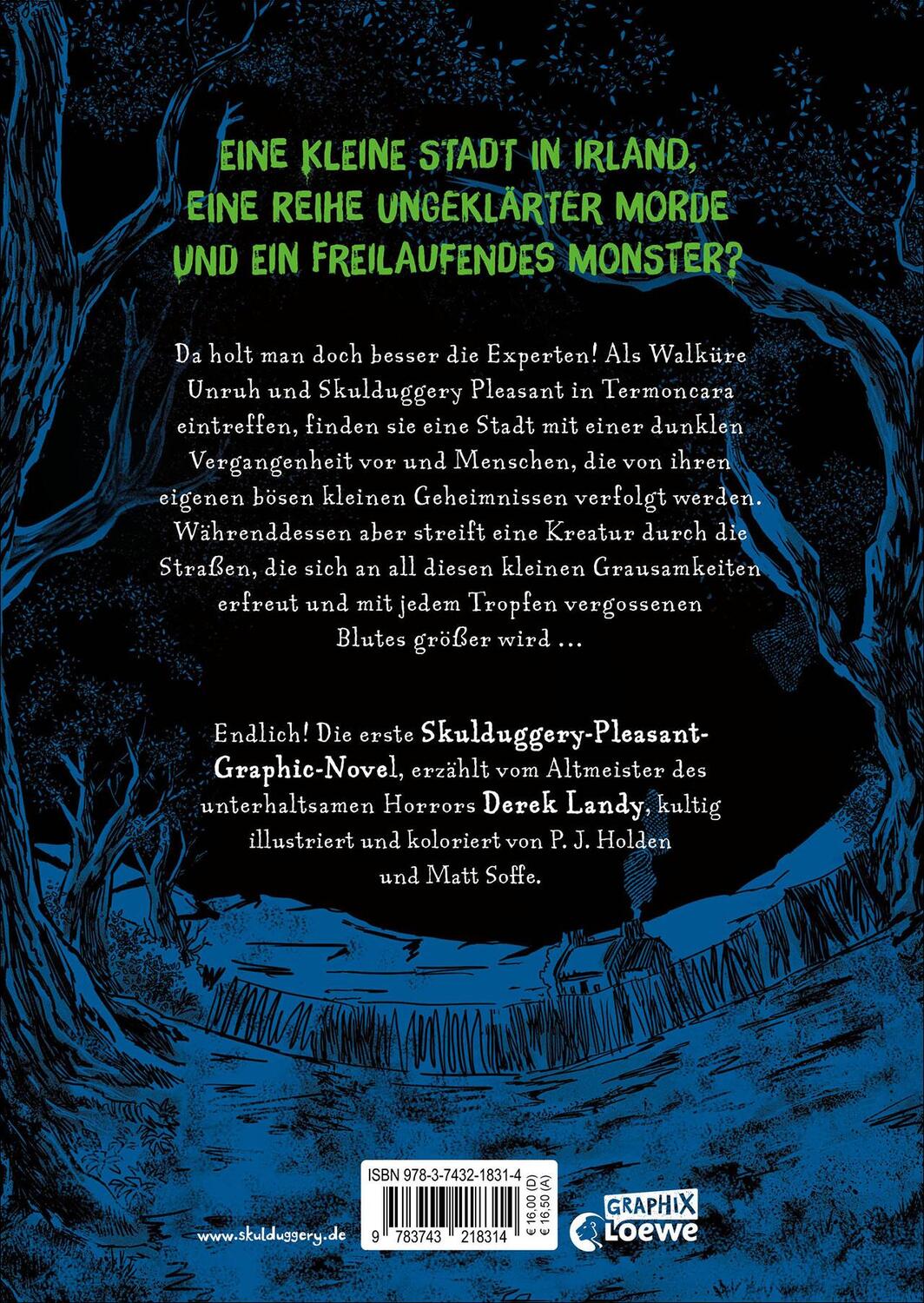 Rückseite: 9783743218314 | Skulduggery Pleasant (Graphic-Novel-Reihe, Band 1) - Bad Magic | Landy