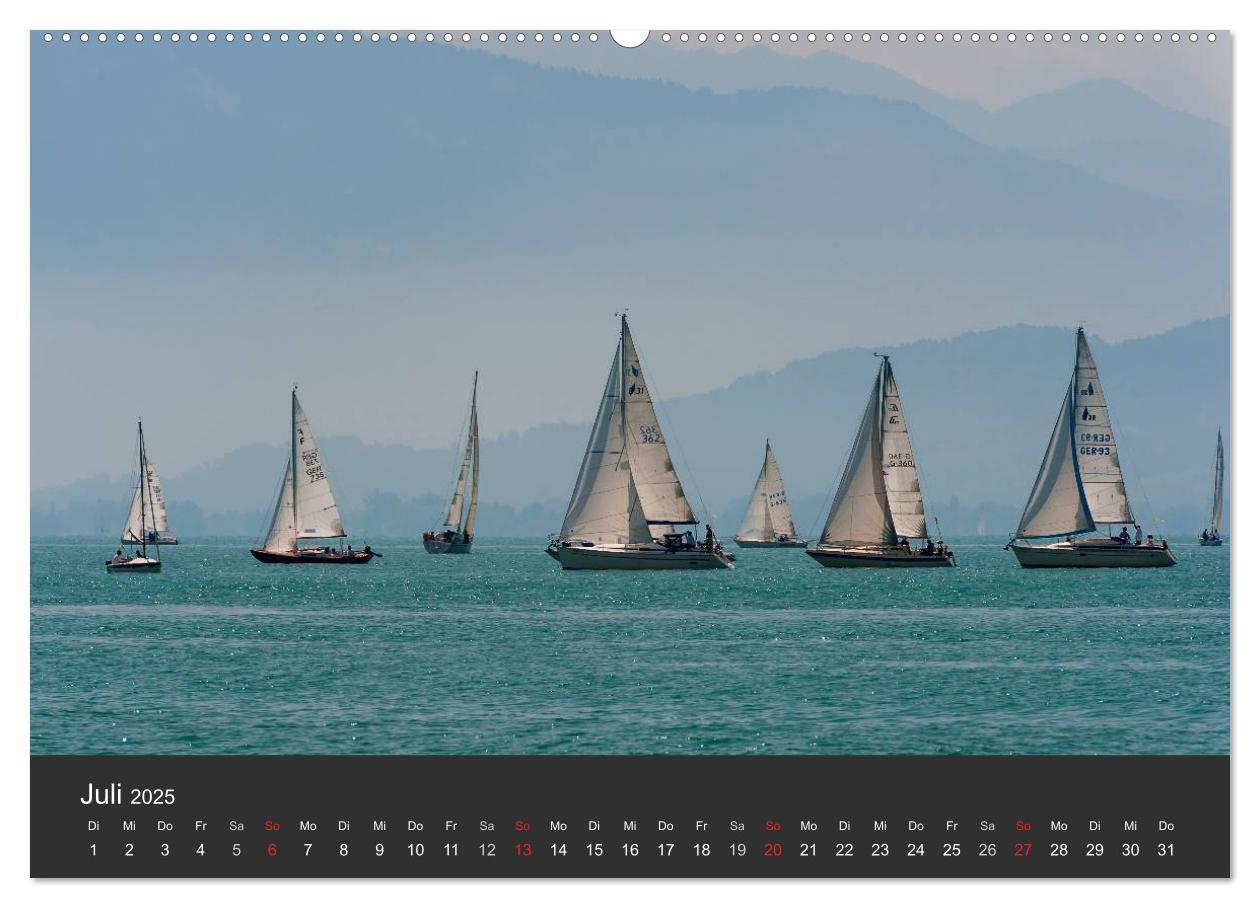 Bild: 9783435504534 | Segelboote auf dem Bodensee (Wandkalender 2025 DIN A2 quer),...