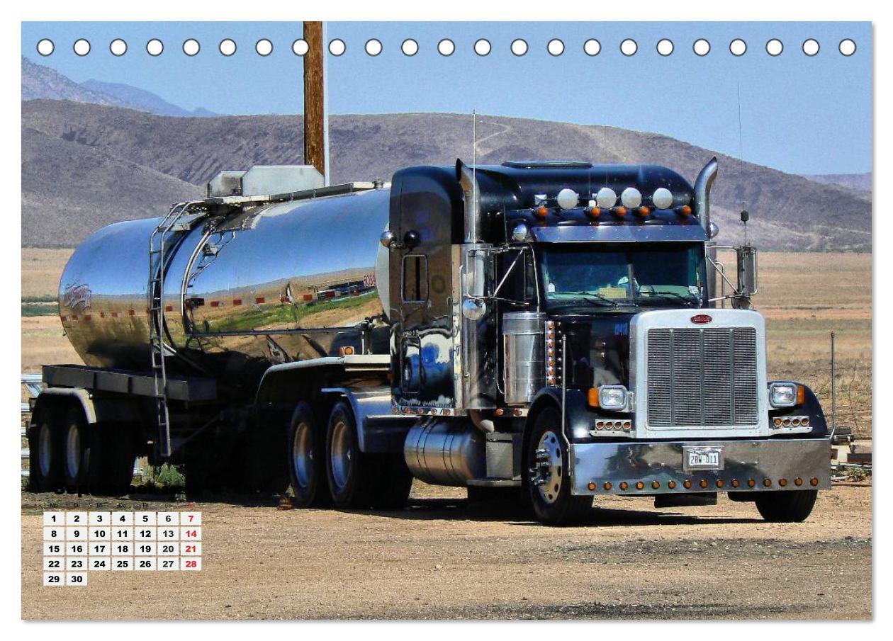 Bild: 9783435497881 | US-Trucks. Faszination Langhauber (Tischkalender 2025 DIN A5 quer),...