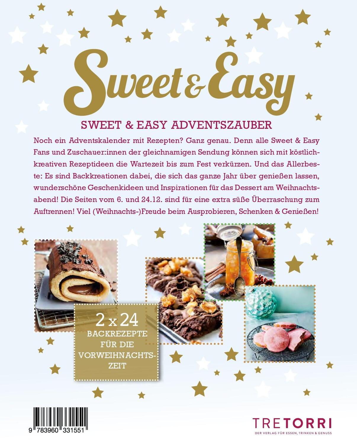 Bild: 9783960331551 | Sweet &amp; Easy - Das große Adventskalender-Backbuch | Ralf Frenzel