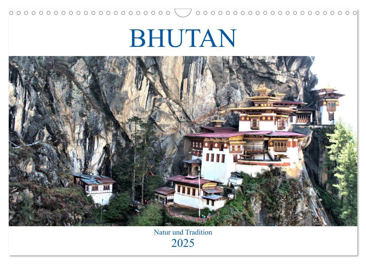 Cover: 9783435335886 | Bhutan - Natur und Tradition (Wandkalender 2025 DIN A3 quer),...