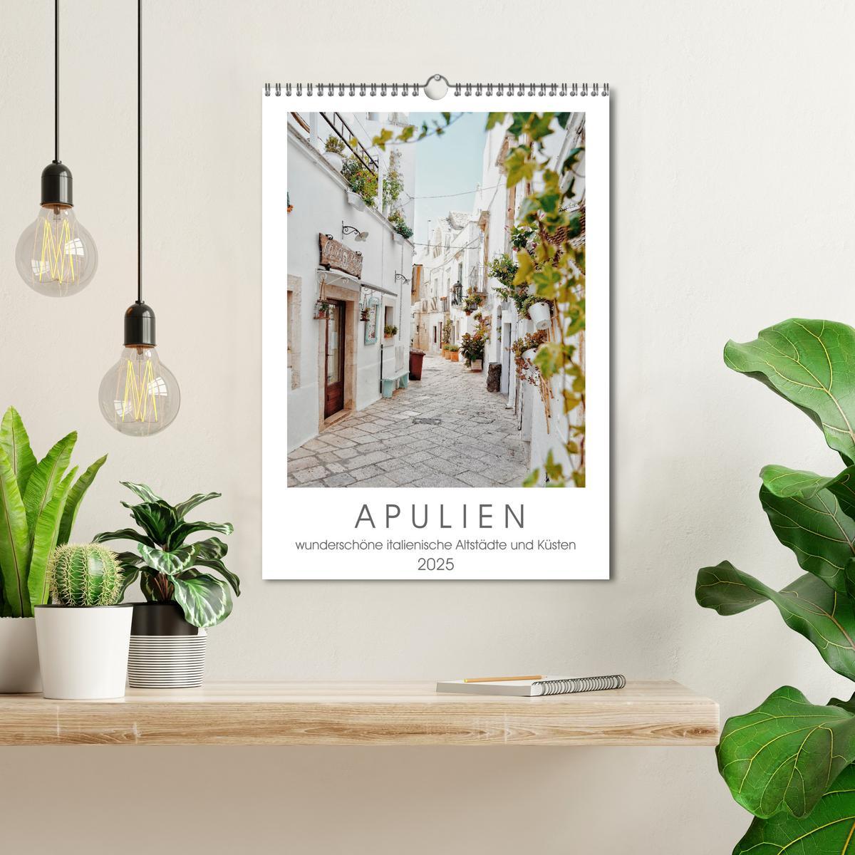 Bild: 9783435912117 | Apulien (Wandkalender 2025 DIN A3 hoch), CALVENDO Monatskalender