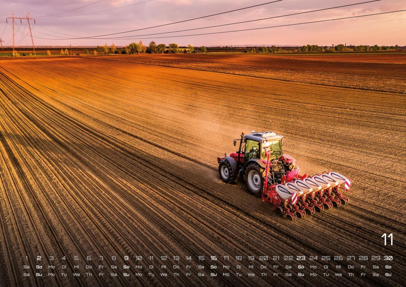 Bild: 9783986734411 | Landmaschinen - Traktor - 2025 - Kalender DIN A2 | GP-Fever.de | 15 S.