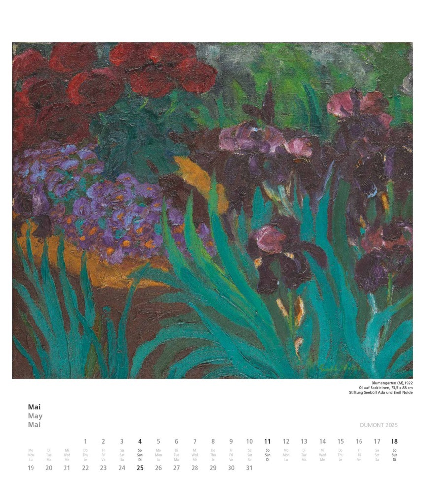 Bild: 4250809652979 | Emil Nolde 2025 - Kunstkalender - Wandkalender im Format 34,5 x 40...