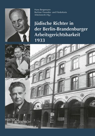 Cover: 9783955656010 | Jüdische Richter in der Berlin-Brandenburger Arbeitsgerichtsbarkeit...