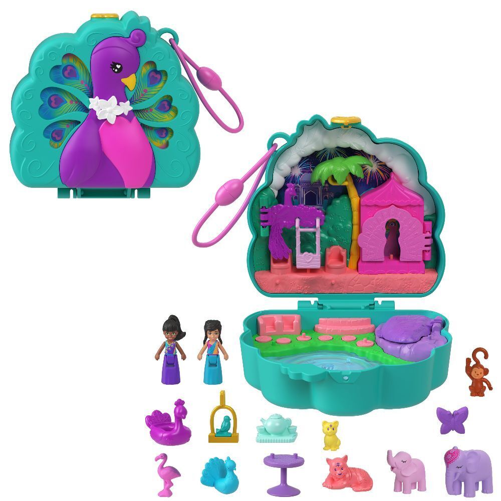 Bild: 194735217939 | Polly Pocket Peacock Garden-Schatulle | Stück | Blister | HWN97