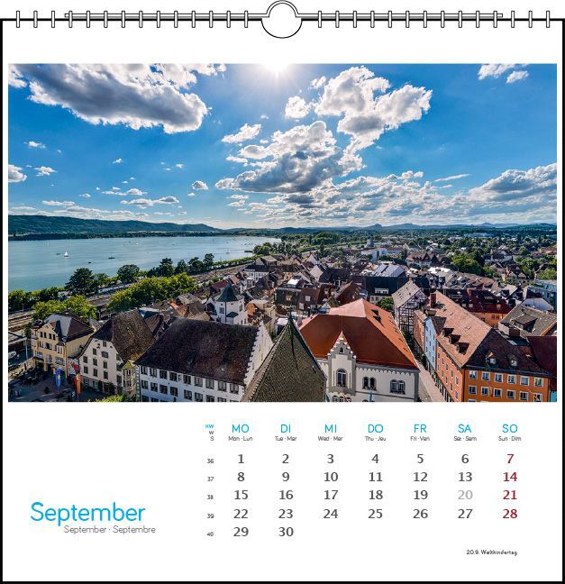 Bild: 9783861924098 | Bodensee 2025 | Postkarten-Tischkalender | verschiedene Fotografen