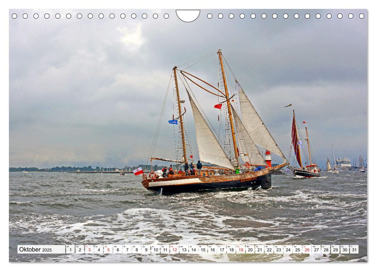 Bild: 9783435203185 | Die HANSE SAIL Das große Seglertreffen in Rostock (Wandkalender...