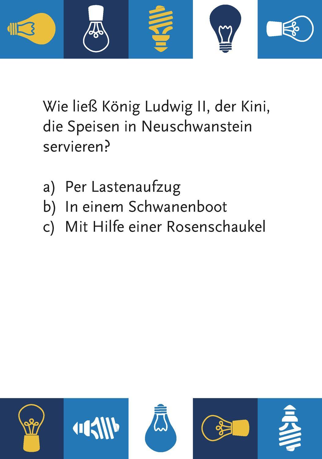 Bild: 4250364115209 | Unnützes Wissen Bayern - Das Quiz | Johannes Wilkes | Stück | 68 S.