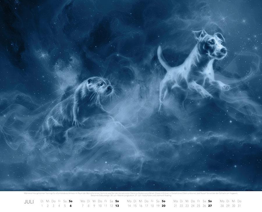 Bild: 9783966647984 | Patronus Kalender für Potterheads 2025 XXL-Wandkalender | Ferreira