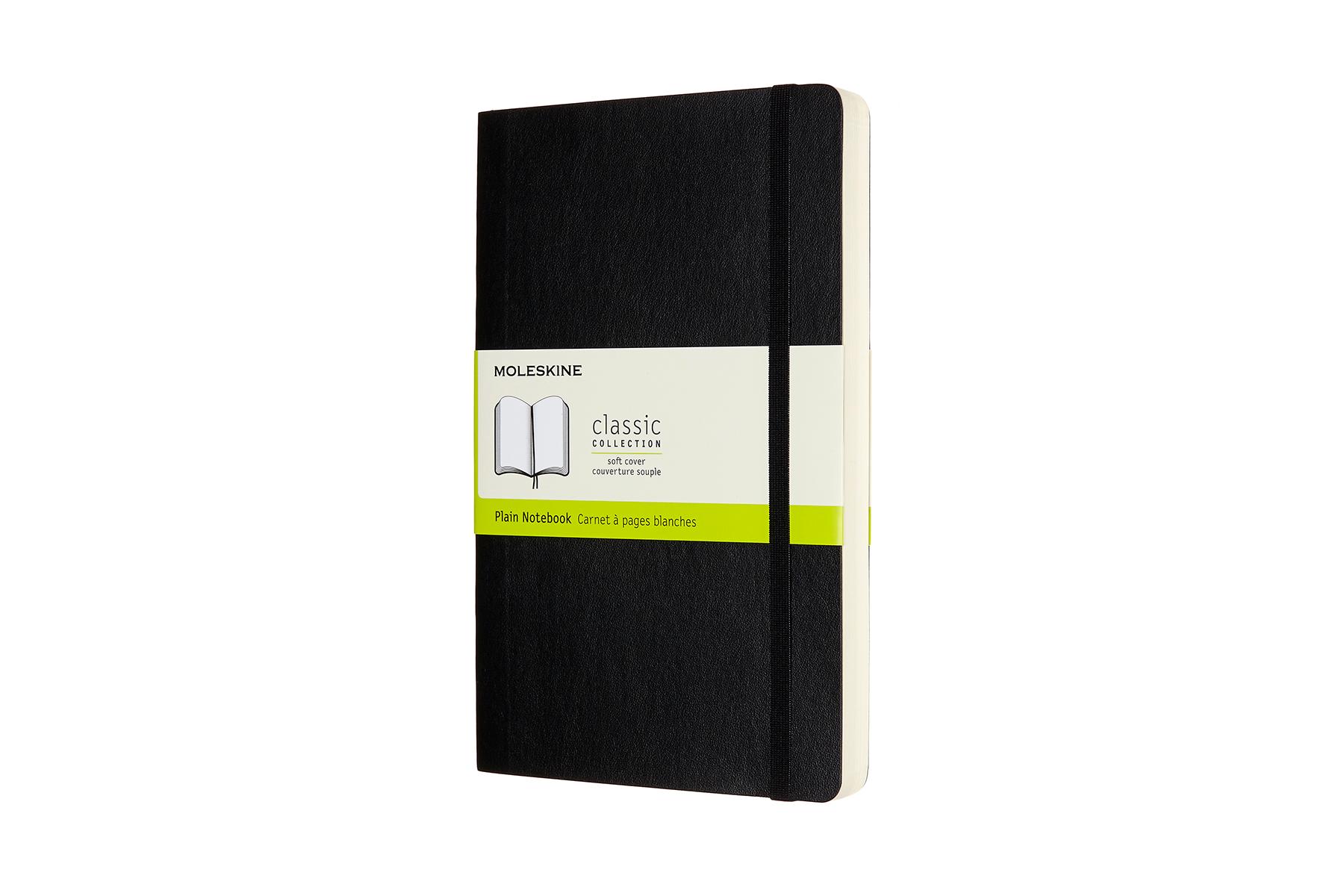 Cover: 8058647628066 | Moleskine Notizbuch Large/A5, Blanko, Erweiterte Seitenanzahl, Schwarz