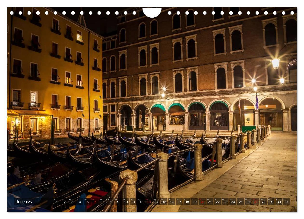 Bild: 9783435665631 | Leuchtendes Venedig (Wandkalender 2025 DIN A4 quer), CALVENDO...