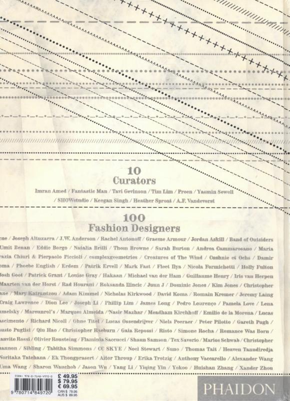 Rückseite: 9780714849720 | Pattern | 100 Fashion Designers, 10 Curators | Heather Sproat (u. a.)