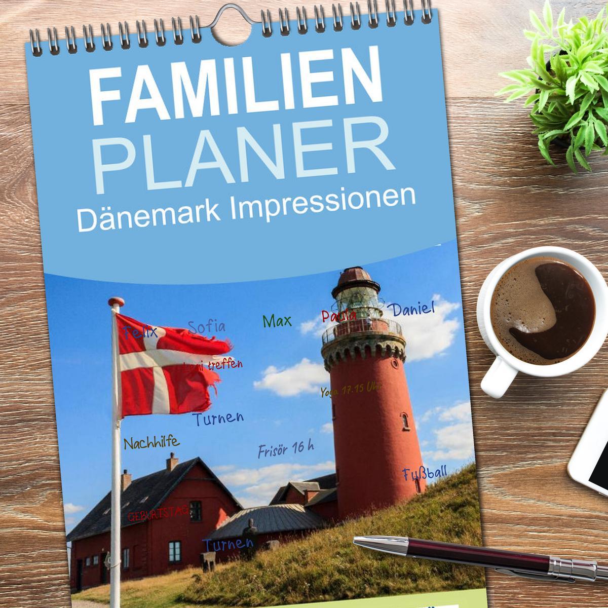 Bild: 9783457118160 | Familienplaner 2025 - Dänemark Impressionen mit 5 Spalten...