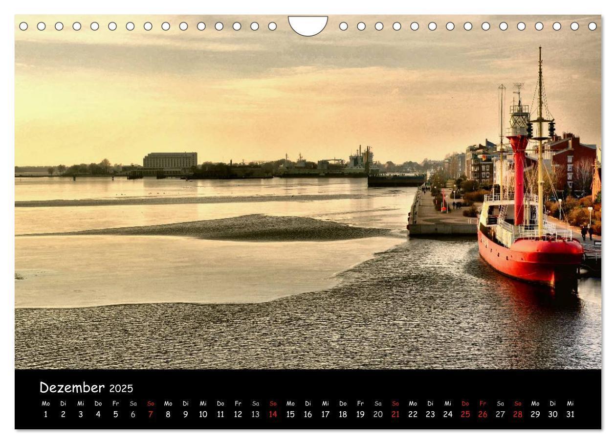 Bild: 9783435781935 | Wilhelmshaven (Wandkalender 2025 DIN A4 quer), CALVENDO Monatskalender