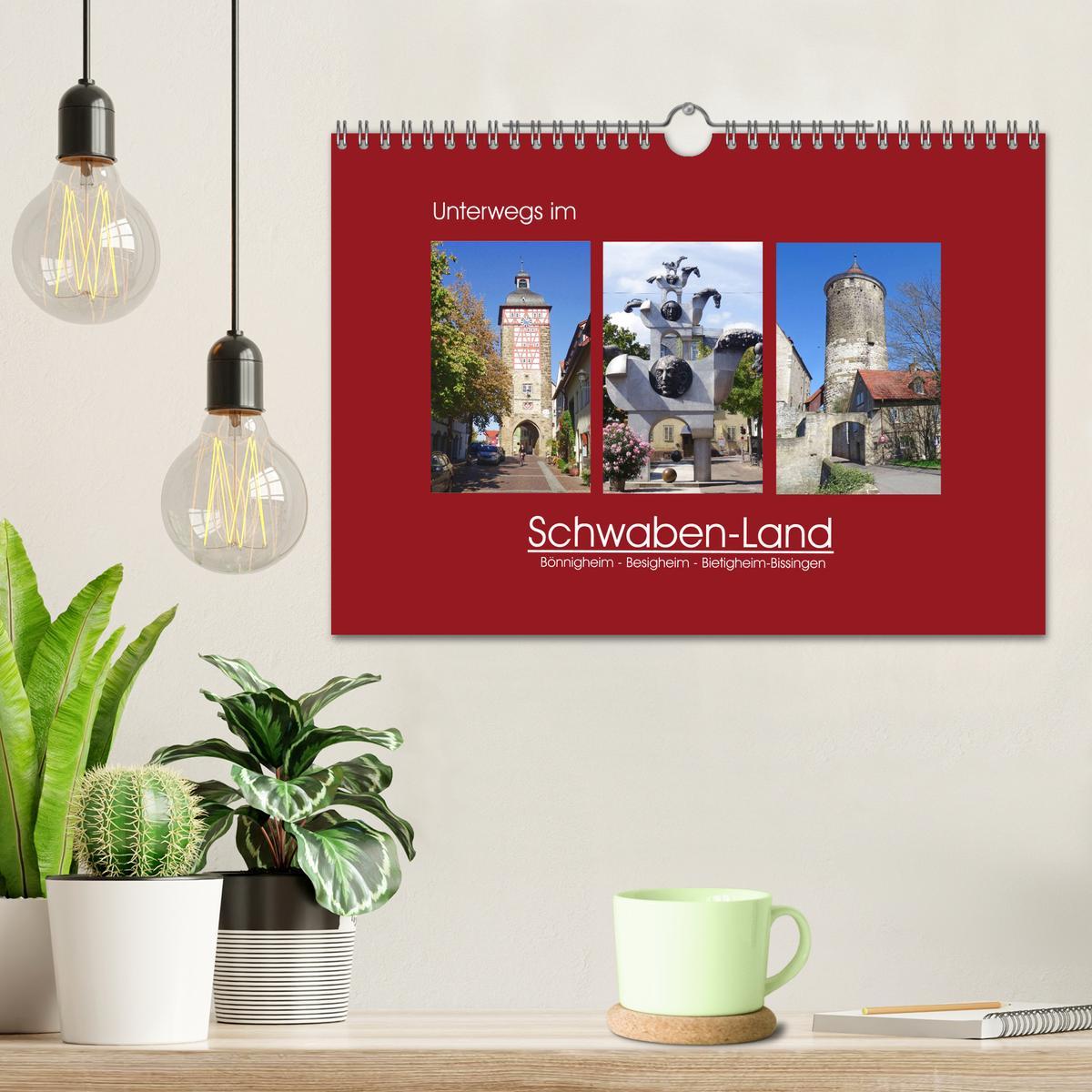 Bild: 9783435306725 | Unterwegs im Schwaben-Land (Wandkalender 2025 DIN A4 quer),...